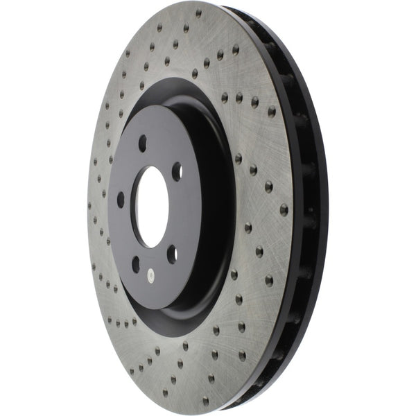 StopTech 07-13 Mustang Shelby / 10-13 GT / 12-13 Boss 302 Fr Right Drilled CRYO-STOP Brake Rotor