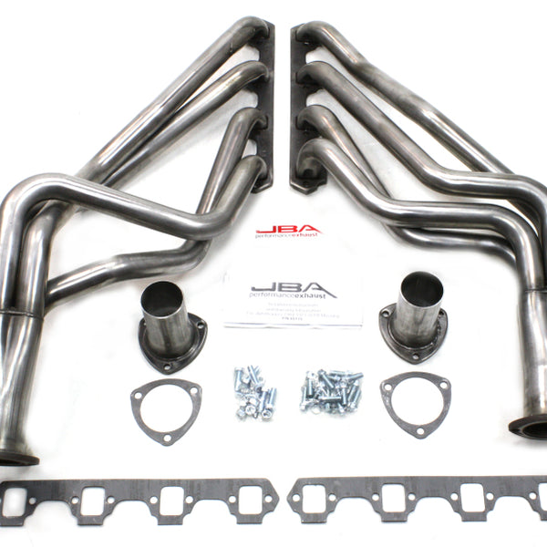 JBA 65-73 Ford Mustang 260-302/71-73 Ford 260-351W SBF 1-5/8in Primary Raw 409SS Long Tube Header