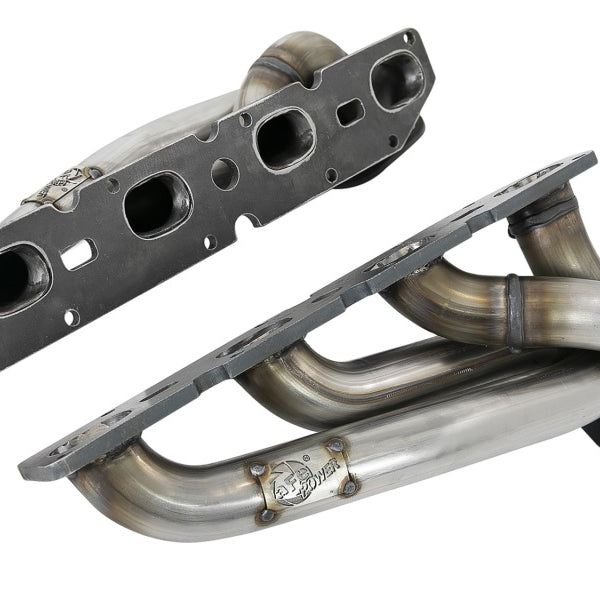 aFe Power Twisted Steel 304SS Shorty Header 09-18 Dodge Challenger / Charger V8-5.7L