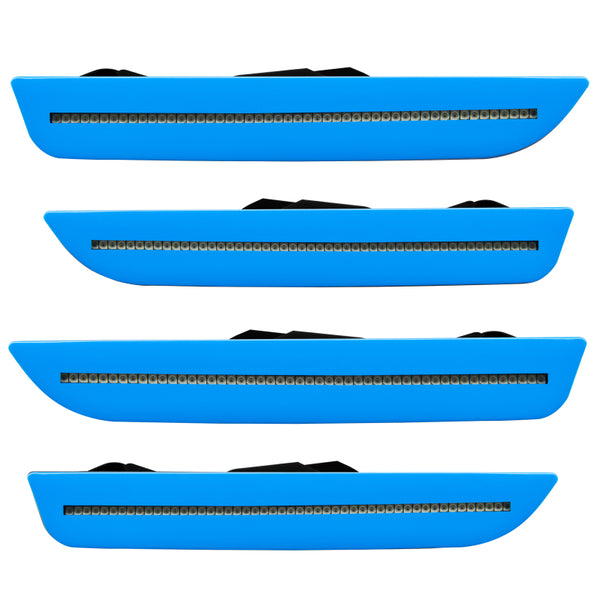 Oracle 10-14 Ford Mustang Concept Sidemarker Set - Tinted - Grabber Blue (CI)
