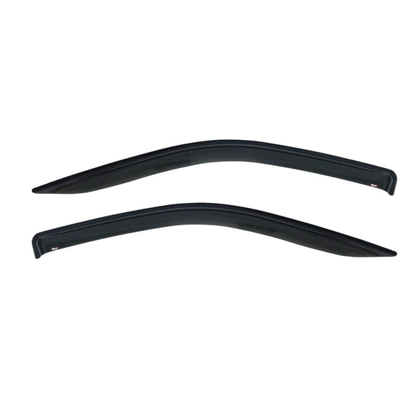 Westin 2002-2008 Dodge Ram Quad Cab Wade Slim Wind Deflector 2pc - Smoke