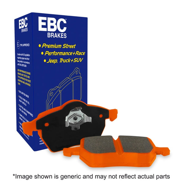 EBC 13-14 Ford Mustang GT500 Orangestuff Front Brake Pads