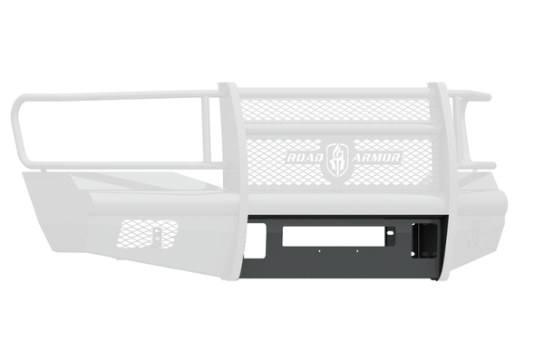 Road Armor 06-09 Dodge 2500 Vaquero Front Non-Winch Plate - Tex Blk