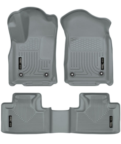 Husky Liners 16 Dodge Durango/Jeep Grand Cherokee Weatherbeater Grey Front & 2nd Seat Floor Liners