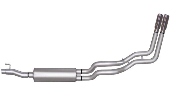 Gibson 06-08 Dodge Ram 1500 Laramie 5.7L 2.5in Cat-Back Dual Sport Exhaust - Stainless