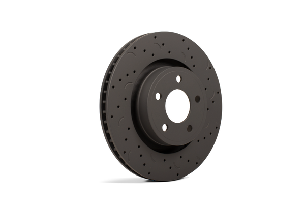 Hawk Talon 1994 Ford Mustang Base Drilled and Slotted Front Brake Rotor Set