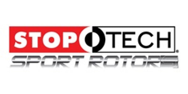 StopTech 12-18 Dodge Journey / Grand Caravan Rear Left Sport Slotted Rotor