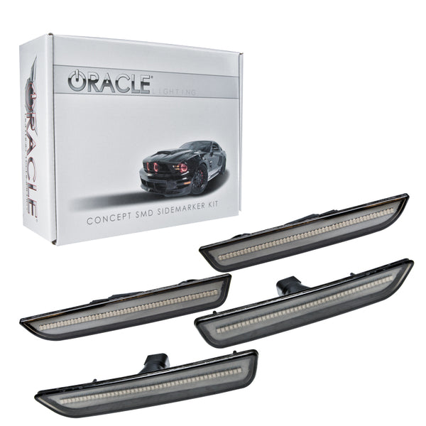 Oracle 10-14 Ford Mustang Concept Sidemarker Set - Tinted - No Paint