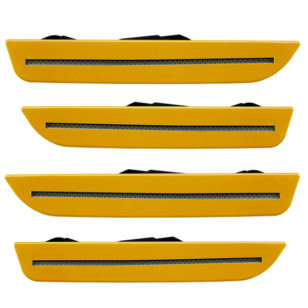 Oracle 10-14 Ford Mustang Concept Sidemarker Set - Tinted - Yellow Blaze Tricoat (NQ)
