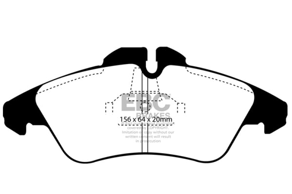 EBC 03-05 Dodge Sprinter 2500 Bosch Rear Ultimax2 Front Brake Pads