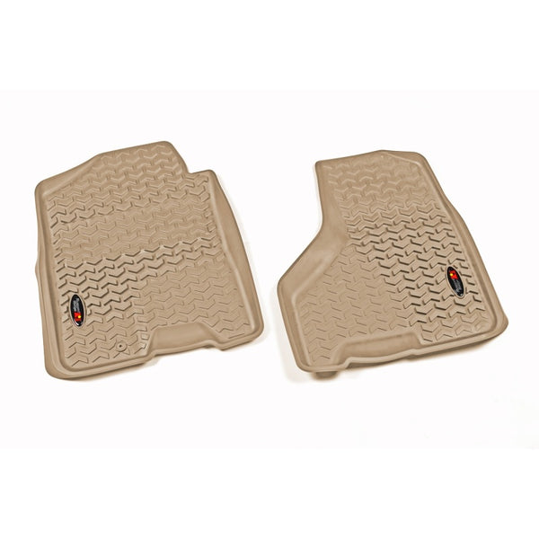 Rugged Ridge Floor Liner Front Tan 2009-2011 Dodge Ram 1500 / 2500 / 3500 Crew Cab