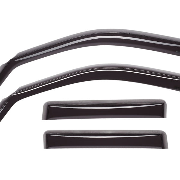 WeatherTech 07+ Dodge Nitro Front and Rear Side Window Deflectors - Dark Smoke