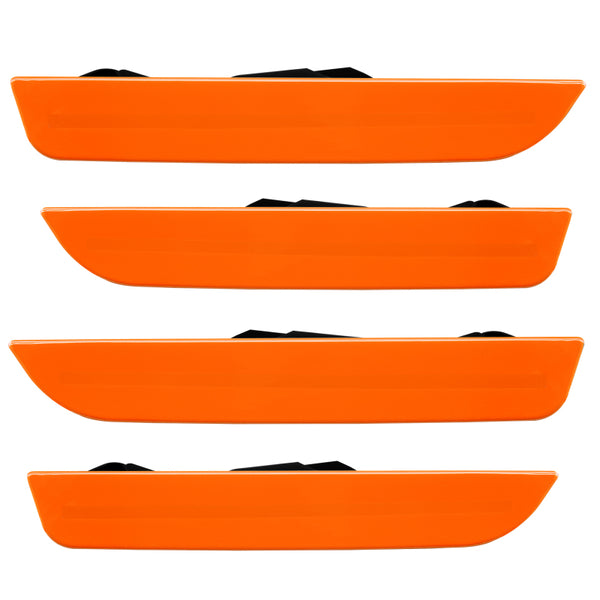 Oracle 10-14 Ford Mustang Concept Sidemarker Set - Ghosted - Competition Orange (CY)