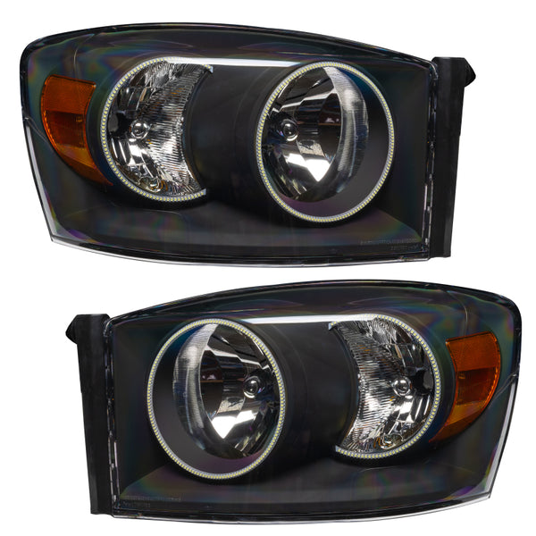 Oracle 07-08 Dodge Ram SMD HL - Black - White