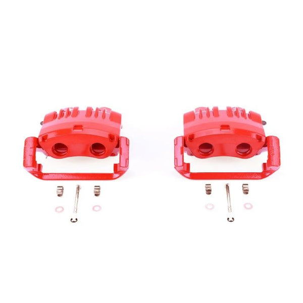 Power Stop 99-01 Ford Mustang Front Red Calipers w/Brackets - Pair