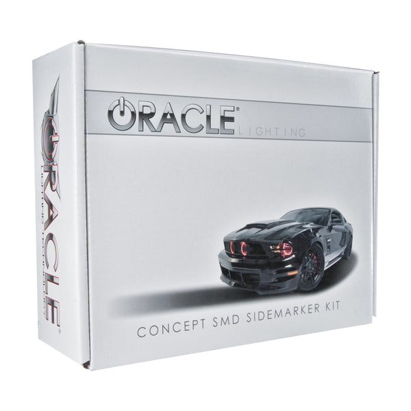 Oracle 10-14 Ford Mustang Concept Sidemarker Set - Tinted - Lava Red Metallic (UZ)