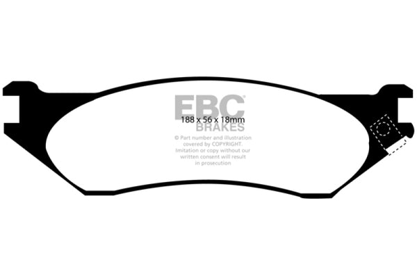 EBC 04-06 Dodge Durango 3.7 Extra Duty Front Brake Pads