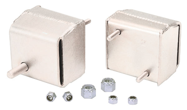 Moroso 84-92 Ford 5.0L Mustang Motor Mounts - 3/16in - Grade 8 Studs - Stell - 2 Pack