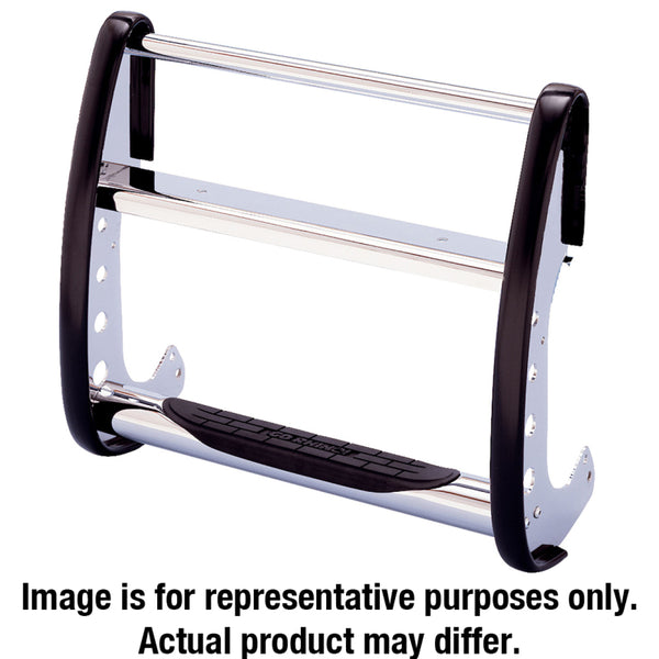 Go Rhino 09-12 Dodge Ram 1500 3000 Series StepGuard - Chrome (Center Grille Guard Only)