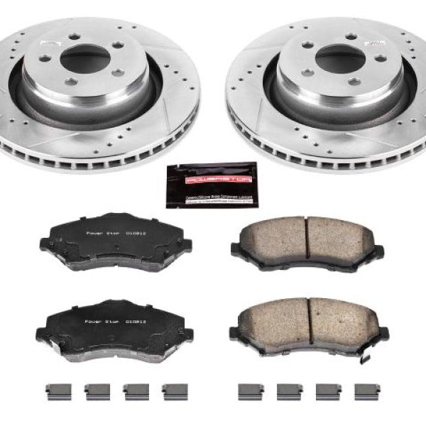 Power Stop 09-11 Dodge Nitro Front Z23 Evolution Sport Brake Kit