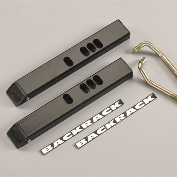 BackRack 02-18 Dodge Ram All Models except Rambox Tonneau Cover Adaptors Low Profile 1in Riser