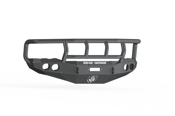 Road Armor 03-05 Dodge 2500 Stealth Front Winch Bumper w/Titan II Guard - Tex Blk