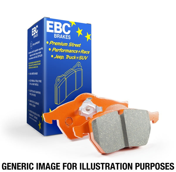 EBC Ford Saleen Mustang Alcon front calipers Orangestuff Front Brake Pads