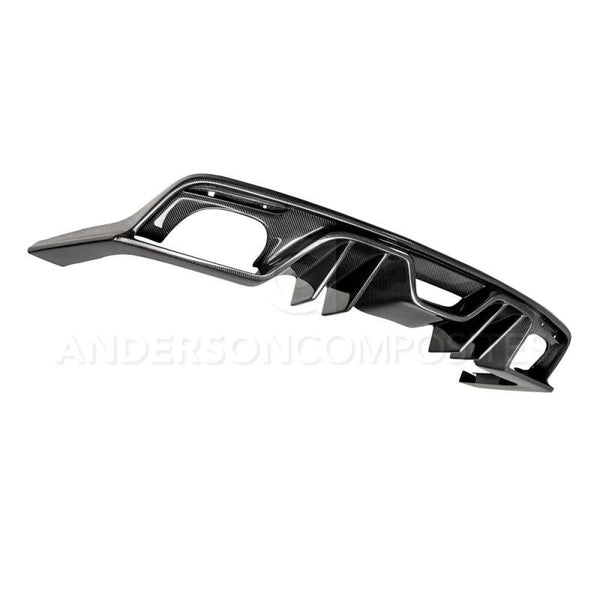 Anderson Composites 15-17 Ford Mustang Type-AR Rear Diffuser Quad Tip