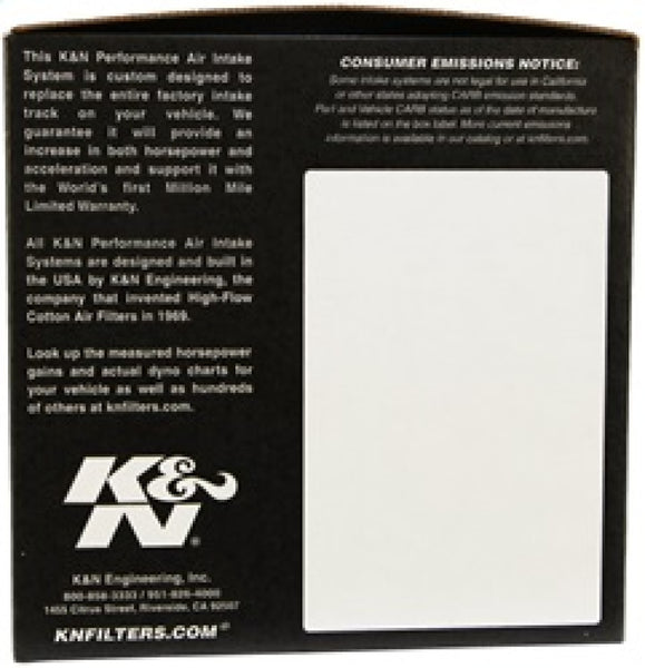 K&N 89-93 Ford Mustang V8-5.0L Performance Intake Kit