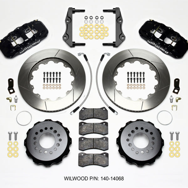 Wilwood AERO4 Rear Kit 14.25in 2014-Up Challenger w/Lines