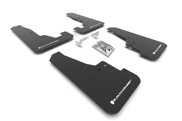 Rally Armor 2016-21 Dodge Durango SRT / RT Black UR Mud Flap White Logo