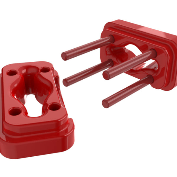 Prothane Dodge Ram 5.9 Cummins Motor Mount Insert Kit - Red