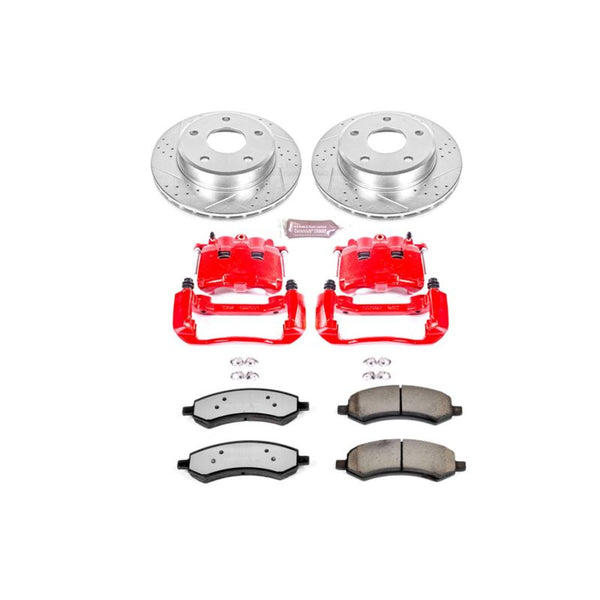 Power Stop 05-08 Dodge Dakota Z36 Truck and Tow Kit w/ Calipers - Front