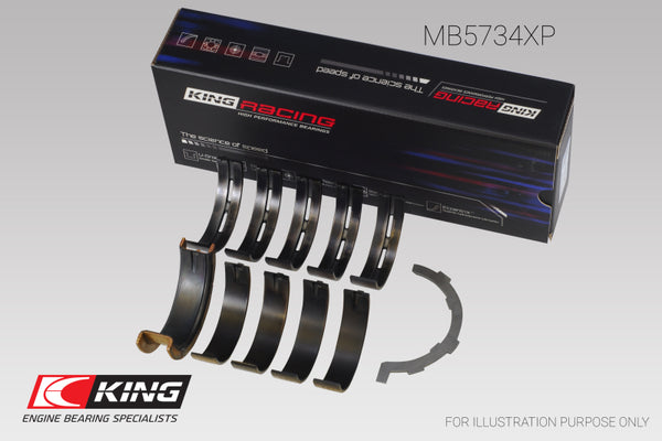 King Ford Mustang 302 Coyote (Size .25) Performance Main Bearing Set