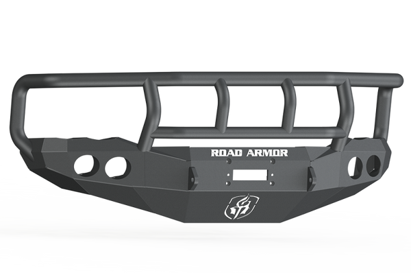 Road Armor 02-05 Dodge 1500 Stealth Front Winch Bumper w/Titan II Guard - Tex Blk