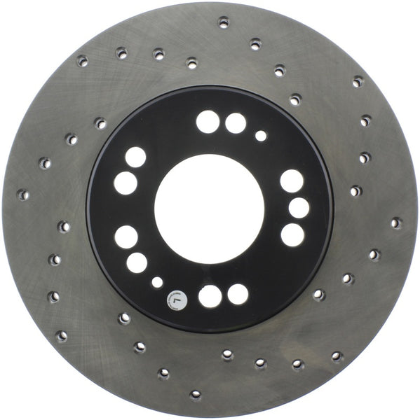 StopTech 91-96 Dodge Stealth / 4/89-99 Mitsubishi Eclipse Turbo Drilled Left Front Rotor