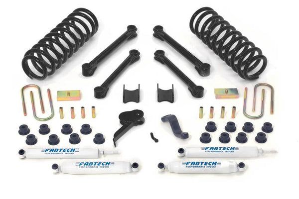 Fabtech 03-08 Dodge 2500/3500 4WD Diesel 4.5in Perf. System w/Perf. Shocks