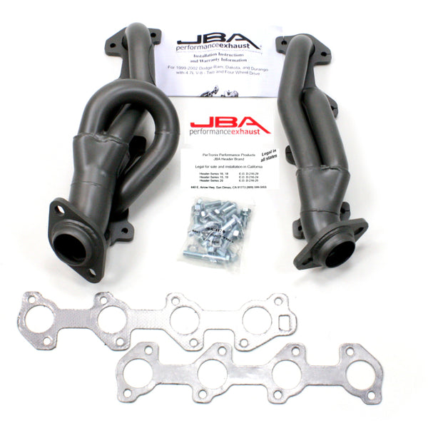 JBA 04-07 Dodge Dakota 4.7L PowerTech 1-1/2in Primary Ti Ctd Cat4Ward Header