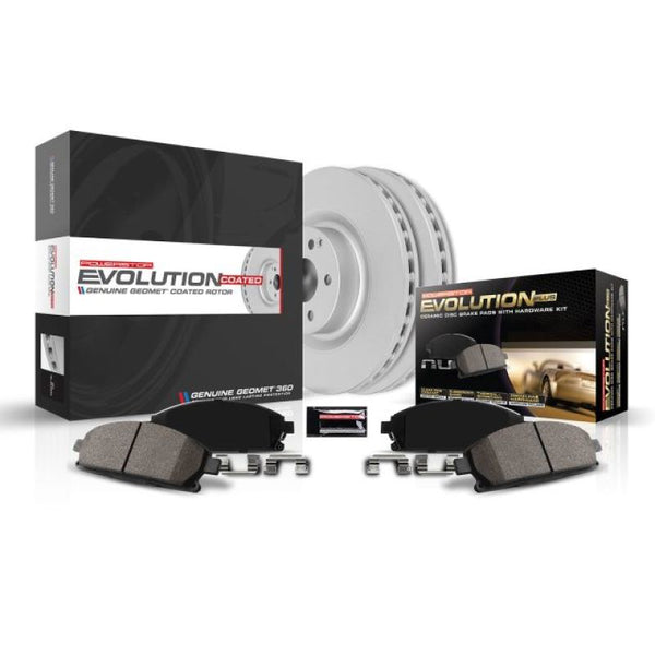 Power Stop 14-19 Dodge Charger Front Z17 Evolution Geomet Coated Brake Kit