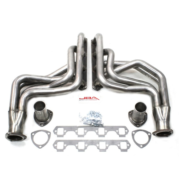 JBA 65-73 Ford Mustang 260-351W (w/Mustang II Suspension) 1-3/4in Primary Raw 409SS Long Tube Header