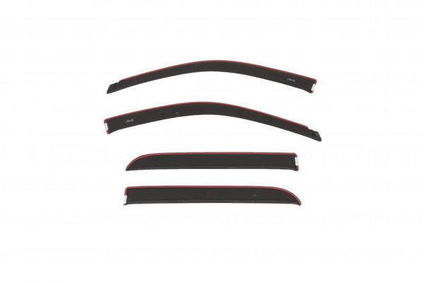 AVS 15-18 Dodge RAM 1500 Crew Cab Ventvisor Color Match Window Deflectors 4pc - Black CC