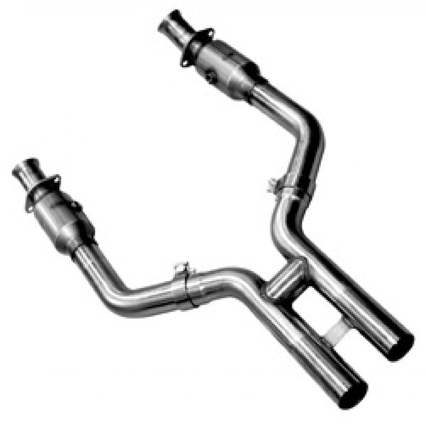 Kooks 05-10 Ford Mustang GT 4.6L 3V Auto/Manual 2 1/2in x 2 1/2in OEM Cat H Pipe Kooks HDR Req