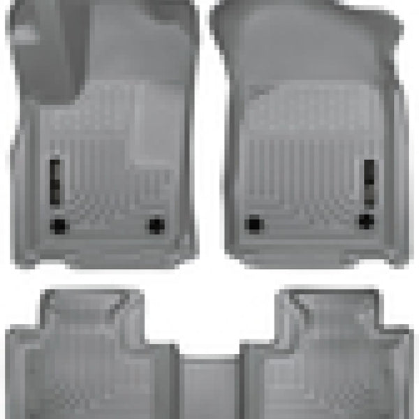 Husky Liners 16 Dodge Durango/Jeep Grand Cherokee Weatherbeater Grey Front & 2nd Seat Floor Liners