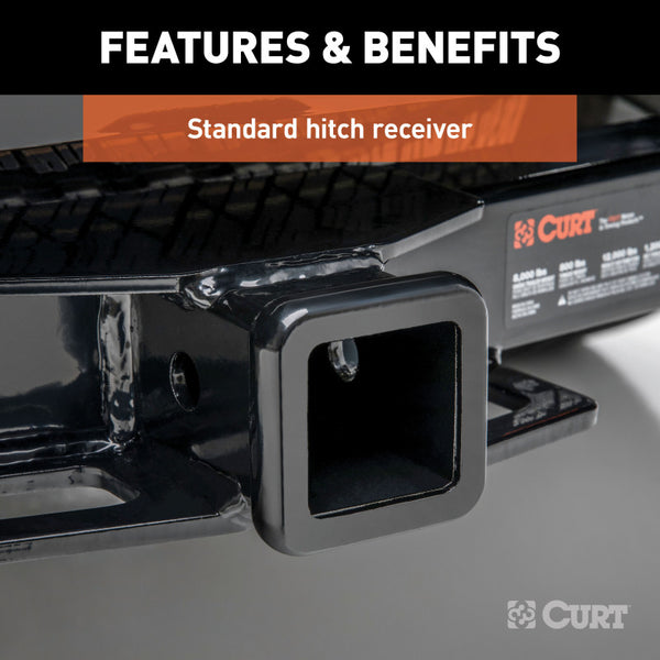Curt 03-06 Dodge Sprinter Except 140in WB w/Dual Rear Wheels Class 4 Trailer Hitch w/2in Receiver