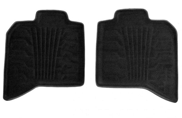 Lund 05-10 Dodge Dakota Quad Cab Catch-It Carpet Rear Floor Liner - Black (2 Pc.)