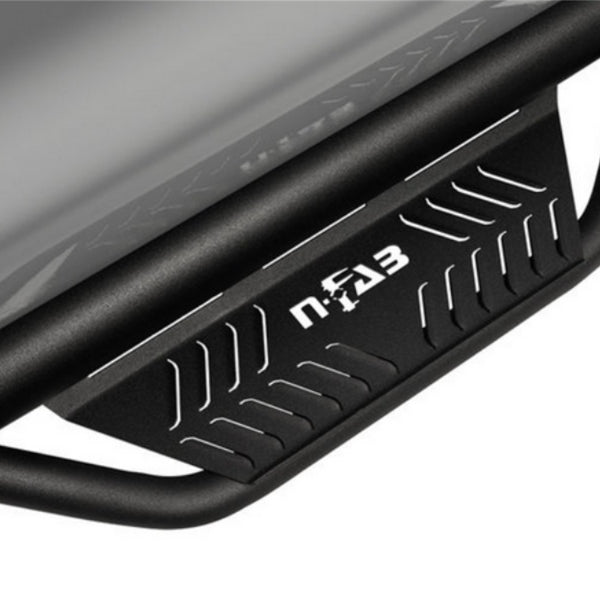 N-Fab Podium LG 10-18 Dodge Ram 2500/3500 Crew Cab 6.5ft Bed - Tex Black - Bed Access - 3in