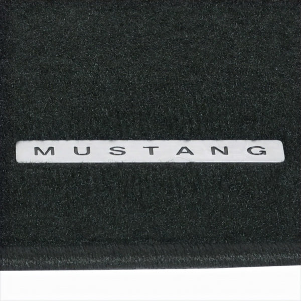Ford Racing 06-09 Mustang Black Floor Mats w/Mustang Tag