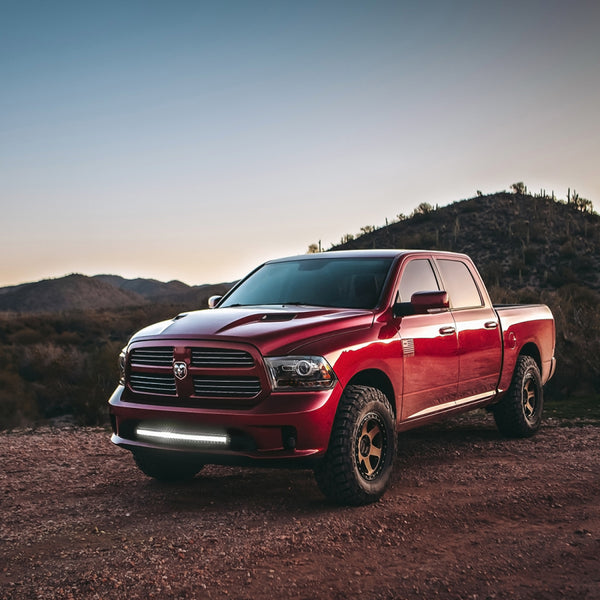 Rigid Industries 13-18 Dodge Ram 1500 Bumper Mount 30in E / Radiance+ / SR-Series