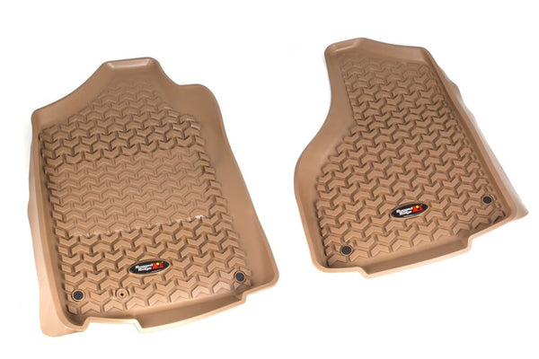 Rugged Ridge Floor Liner Front Tan 2012-2018 Dodge Ram 1500 Quad Cab