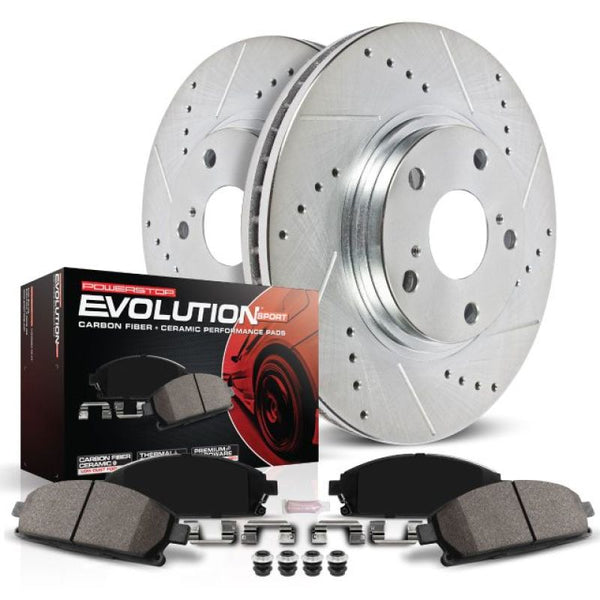 Power Stop 05-06 Dodge Ram 1500 Front Z23 Evolution Sport Brake Kit